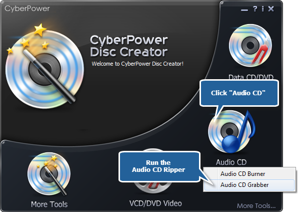 Launch Audio CD Ripper